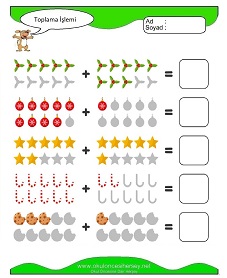 Toplama İşlemi Çalışma Sayfaları